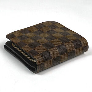 Louis Vuitton Zip fold Wallet Bi Brown Damier Compact